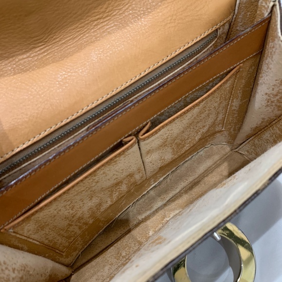 Celien Brown Macadam Crossbody Bag Sku#84021 - Picture 10 of 13